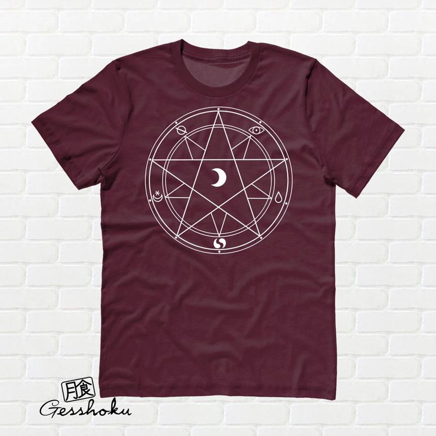 Magic Circle T-shirt - Maroon