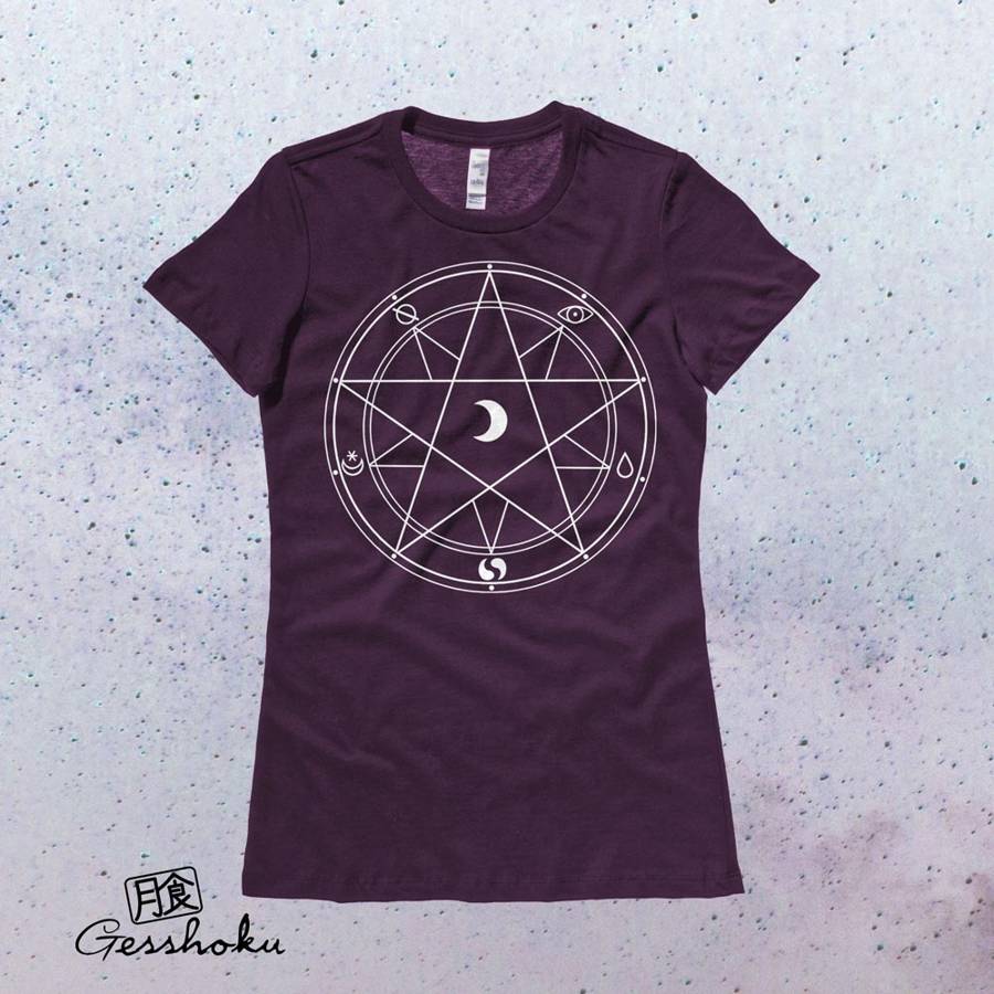 Magic Circle Ladies T-shirt - Plum