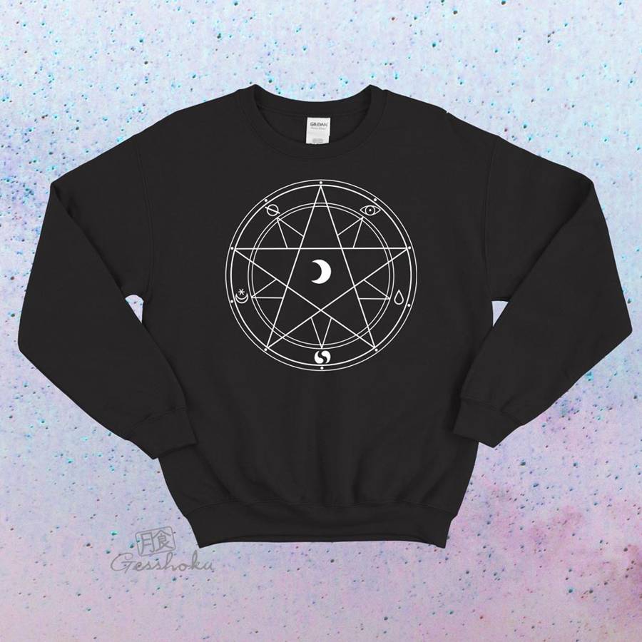 Magic Circle Crewneck Sweatshirt - Black