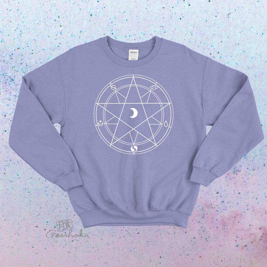 Magic Circle Crewneck Sweatshirt - Violet