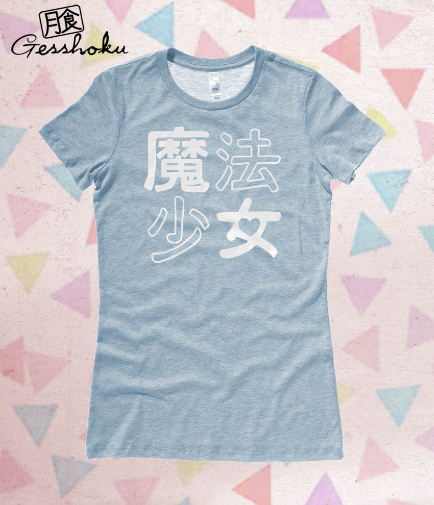 Mahou Shoujo Ladies T-shirt - Heather Blue