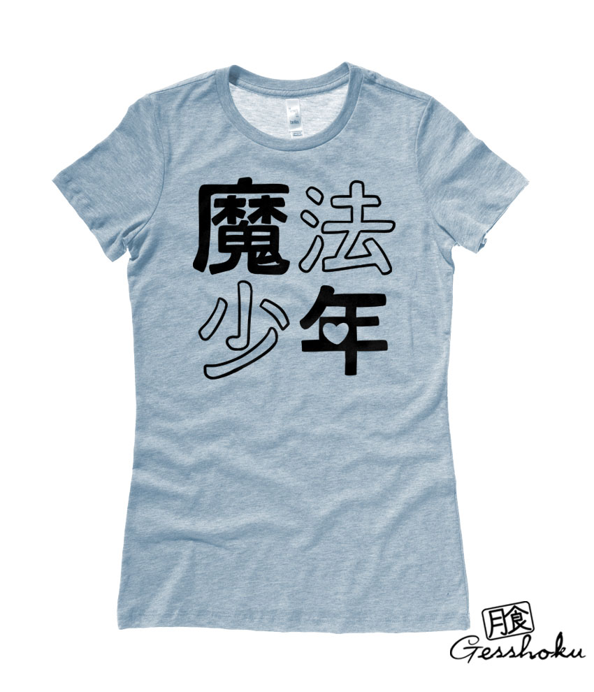 Mahou Shounen Ladies T-shirt - Heather Blue