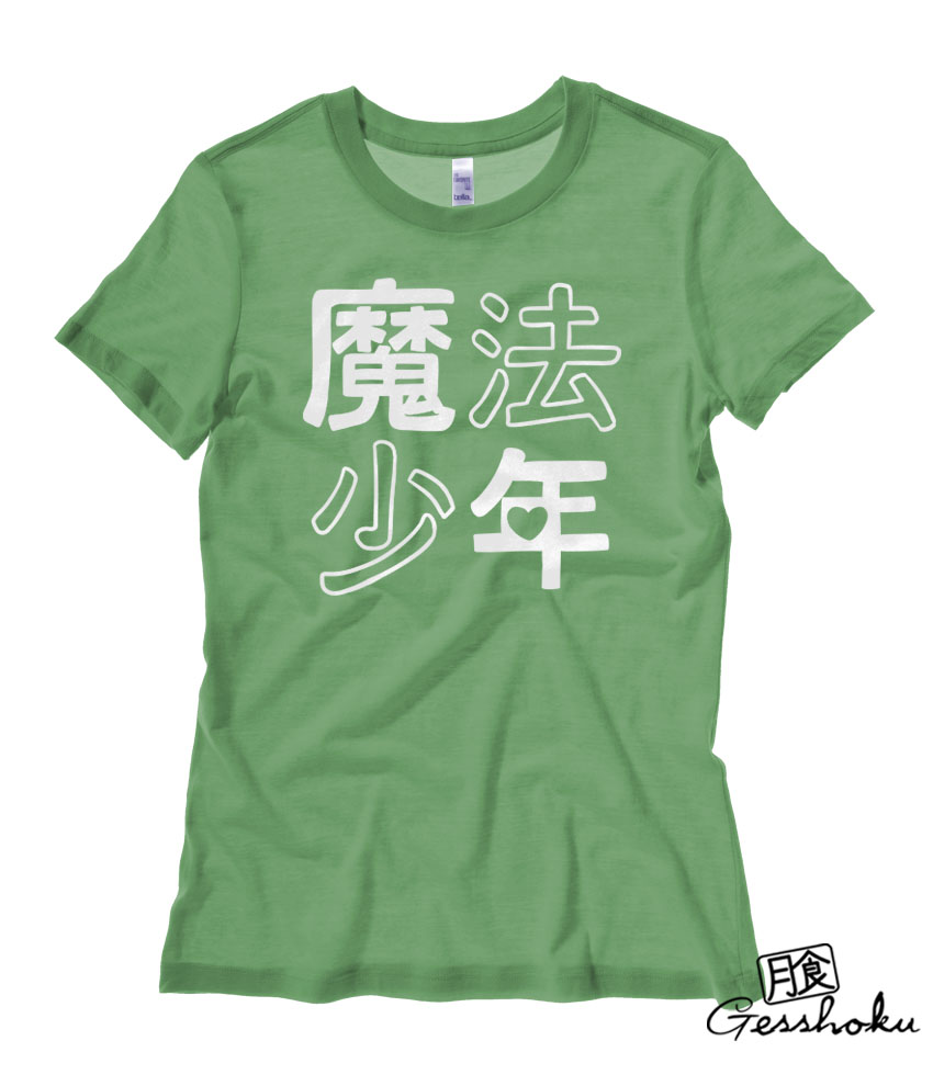 Mahou Shounen Ladies T-shirt - Leaf Green