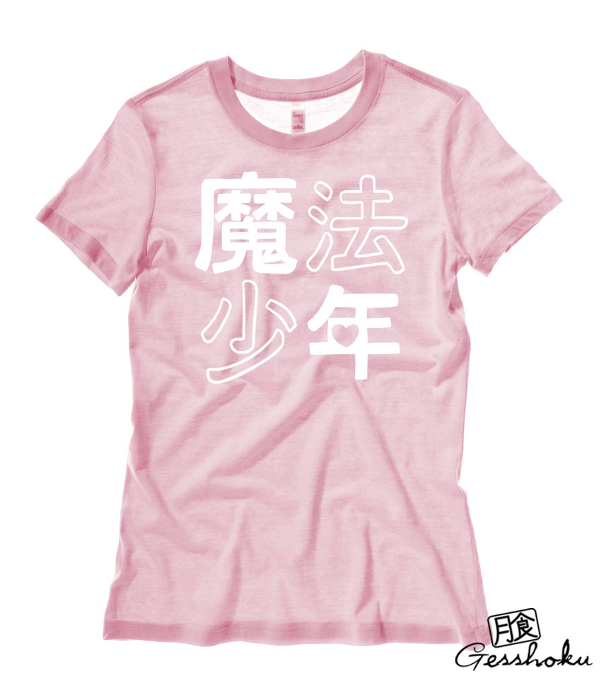 Mahou Shounen Ladies T-shirt - Light Pink