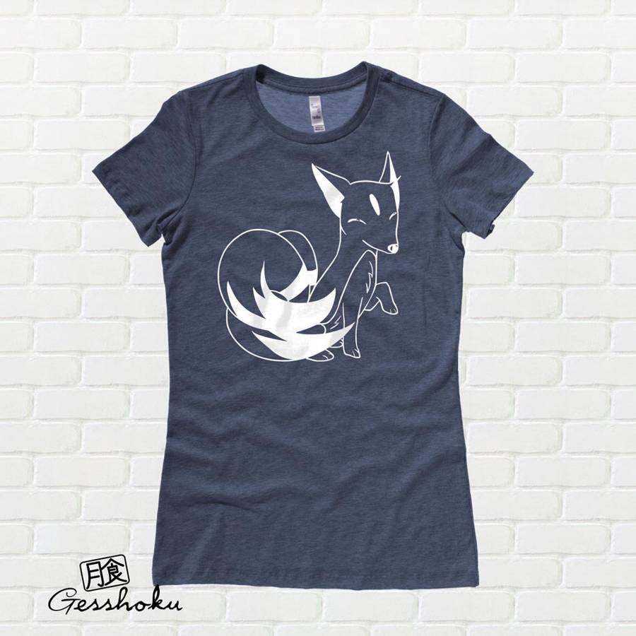 Majestic Kitsune Ladies T-shirt - Heather Navy