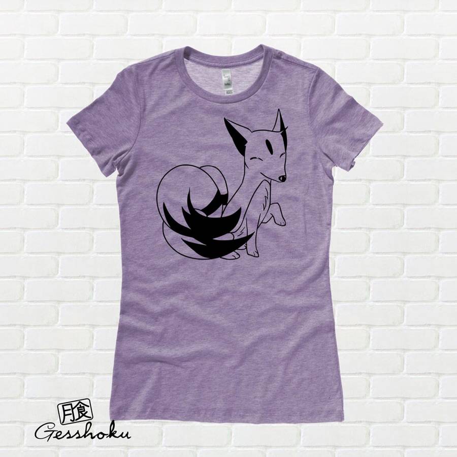 Majestic Kitsune Ladies T-shirt - Heather Purple