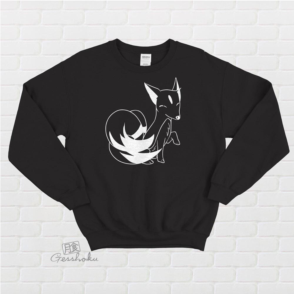 Majestic Kitsune Crewneck Sweatshirt - Black