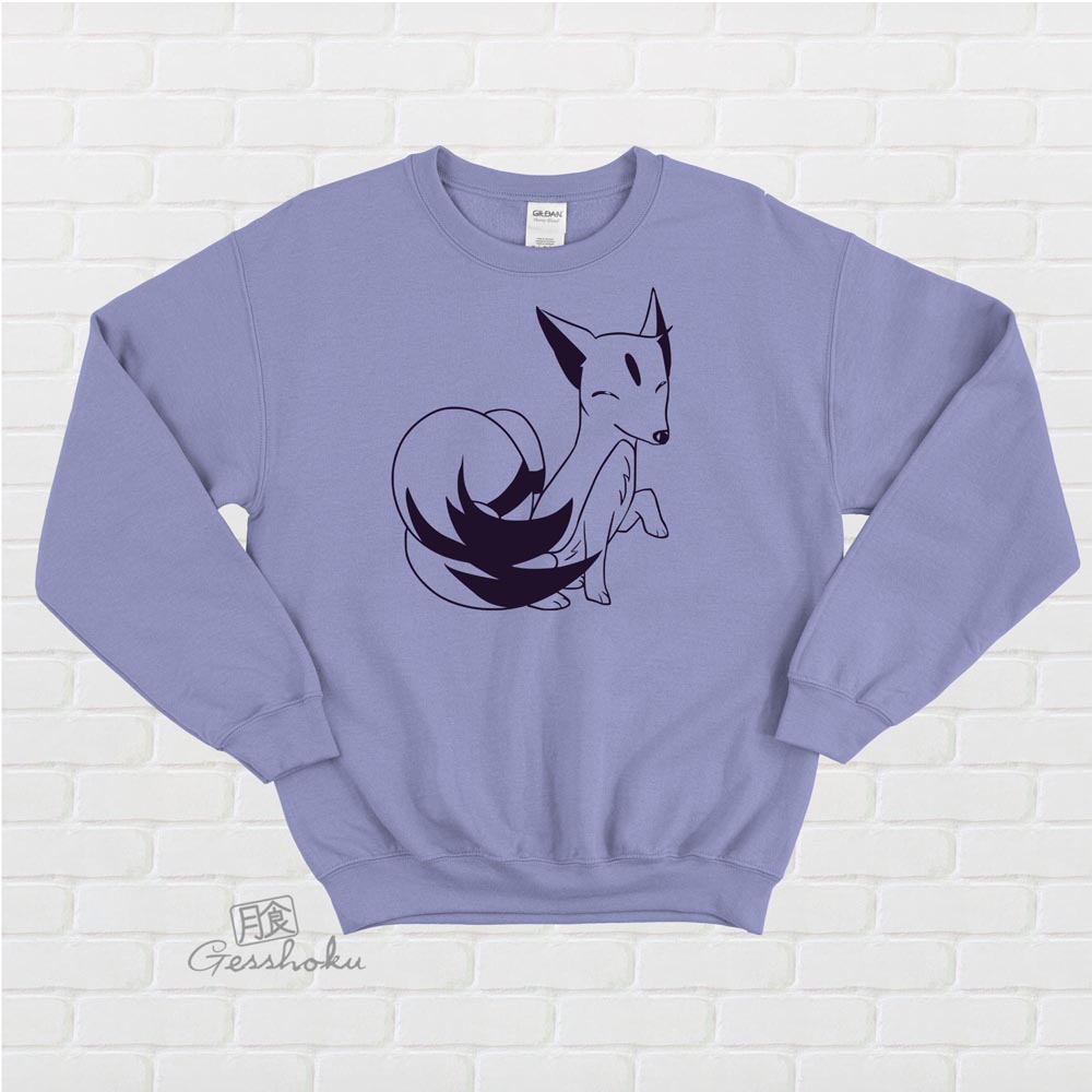 Majestic Kitsune Crewneck Sweatshirt - Violet