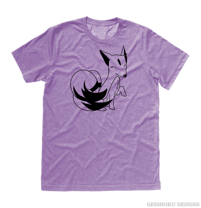 Majestic Kitsune T-shirt - Heather Purple