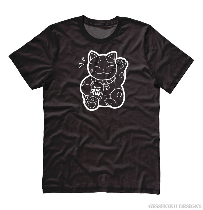 Maneki Neko T-shirt - Black