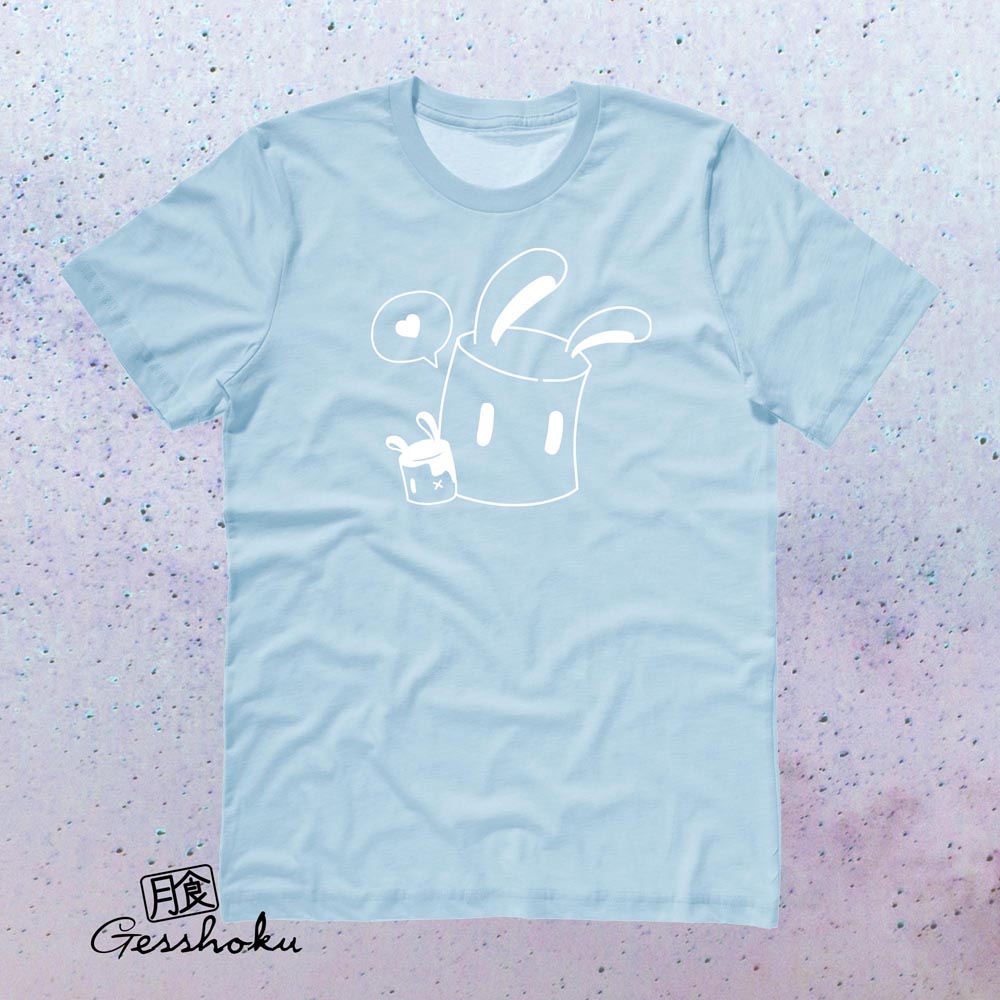 Marshmallow Bunnies T-shirt - Light Blue