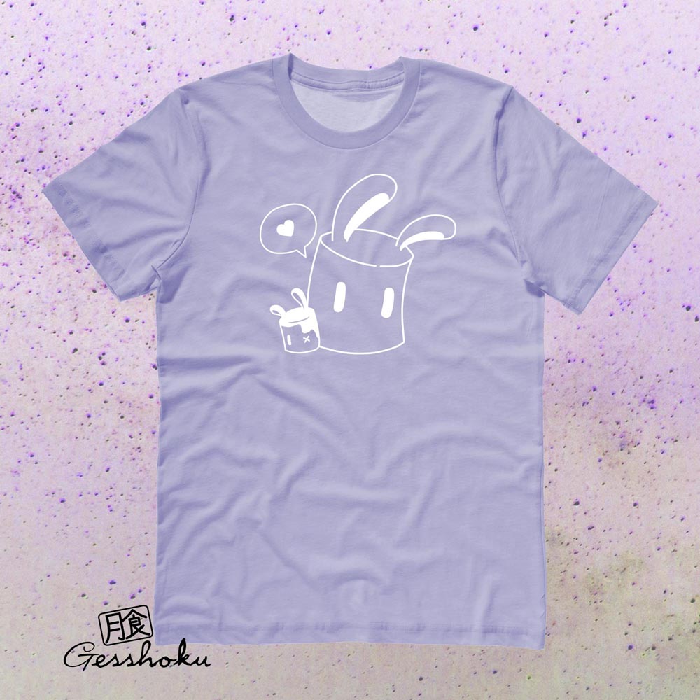 Marshmallow Bunnies T-shirt - Violet