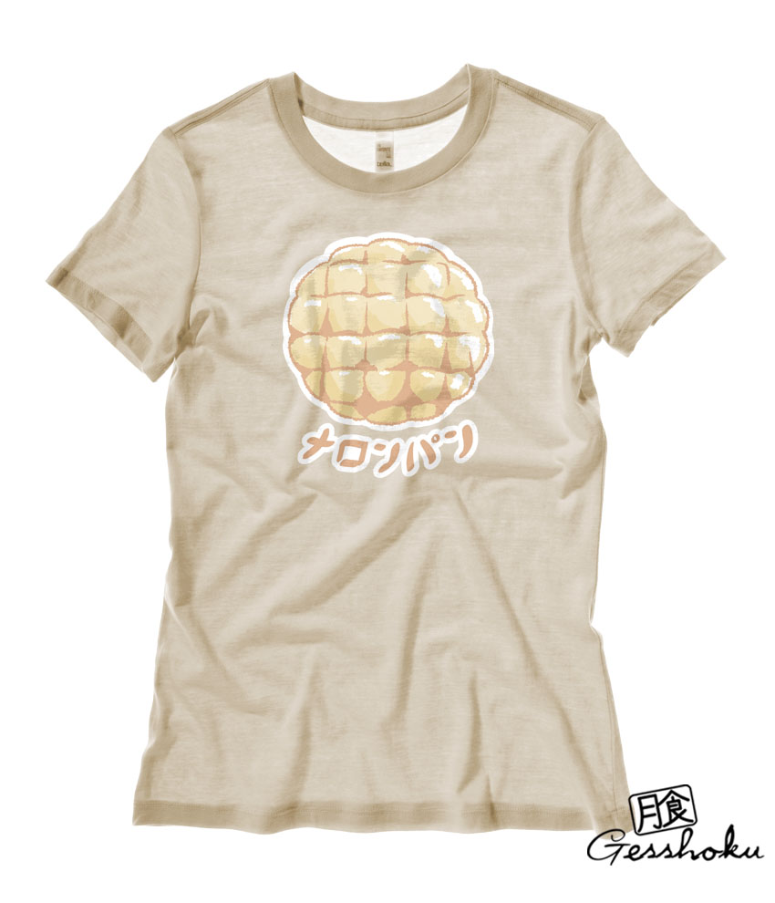 Melon Pan Ladies T-shirt - Cream