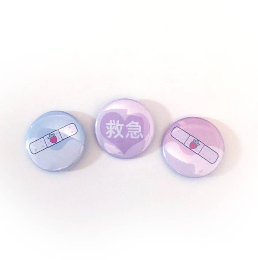 Kawaii Bandage Pin Set -