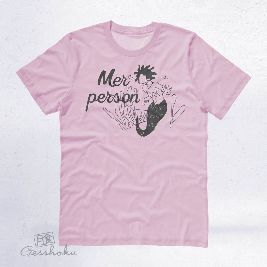 Merperson T-shirt - Light Pink