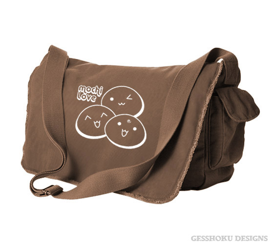 Mochi Love Messenger Bag - Brown