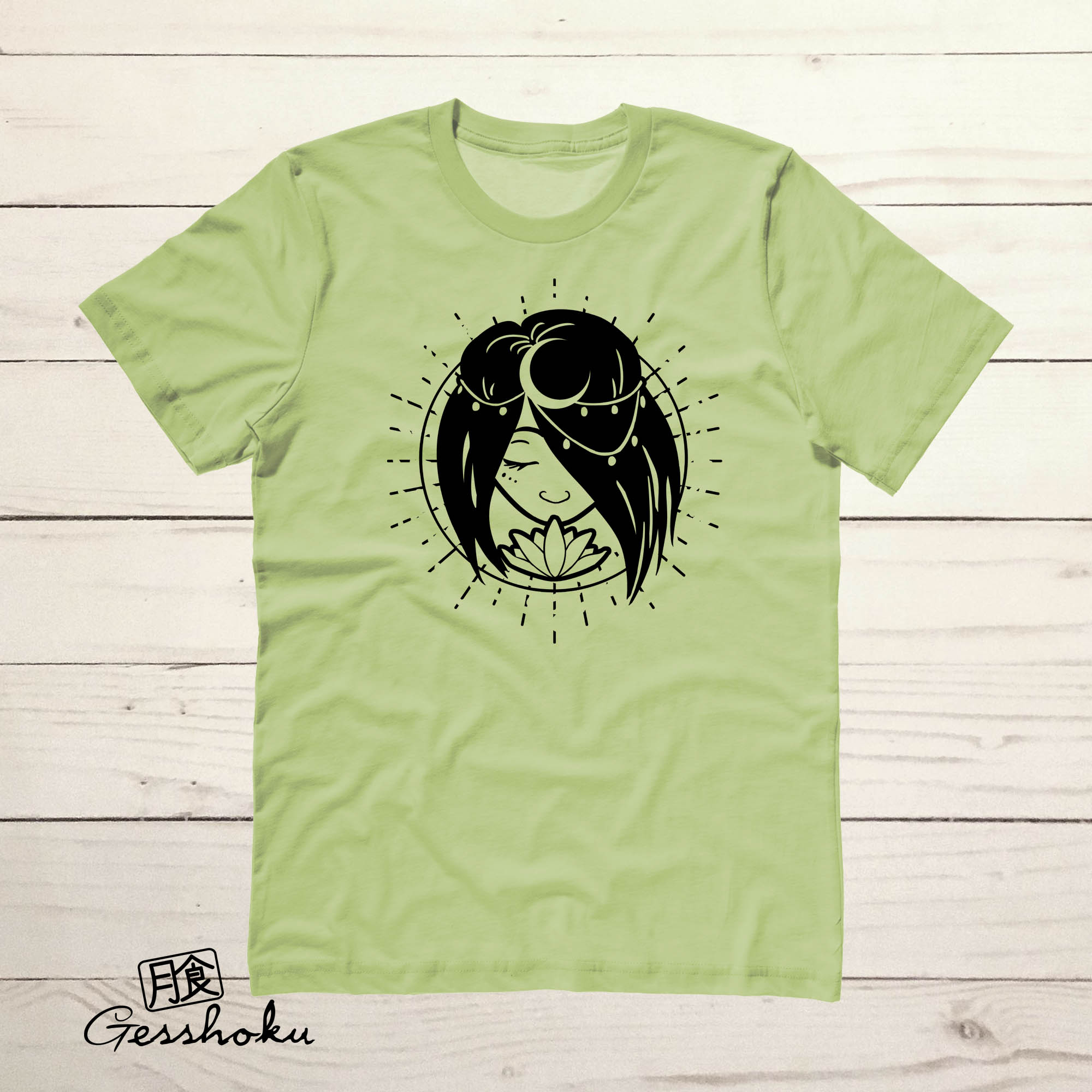 Moon Goddess T-shirt - Green