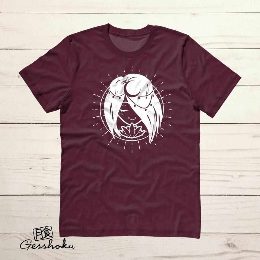 Moon Goddess T-shirt - Maroon