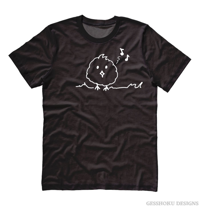 Musical Bird T-shirt - Black