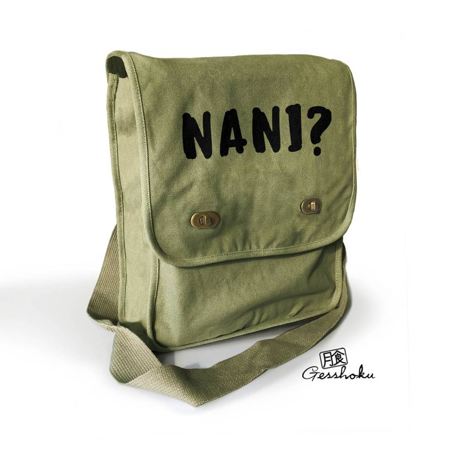 Nani Field Bag (Text version) - Khaki Green