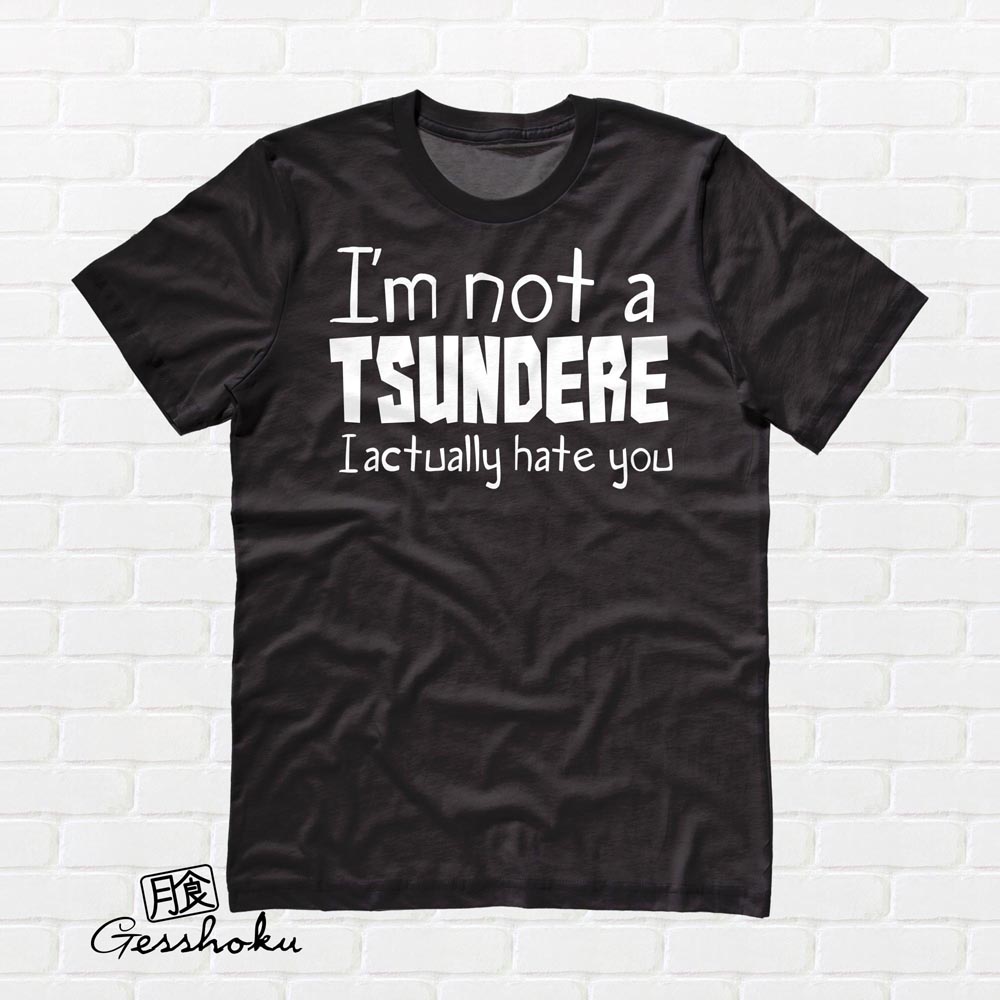 Not a Tsundere T-shirt - Black