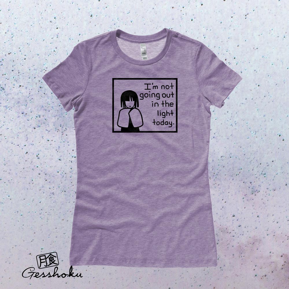 Not Going Out in the Light Ladies T-shirt - Heather Purple