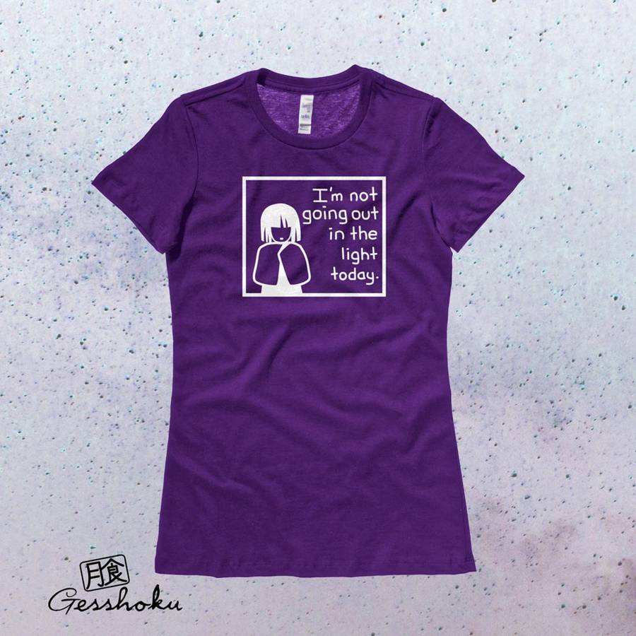 Not Going Out in the Light Ladies T-shirt - Purple