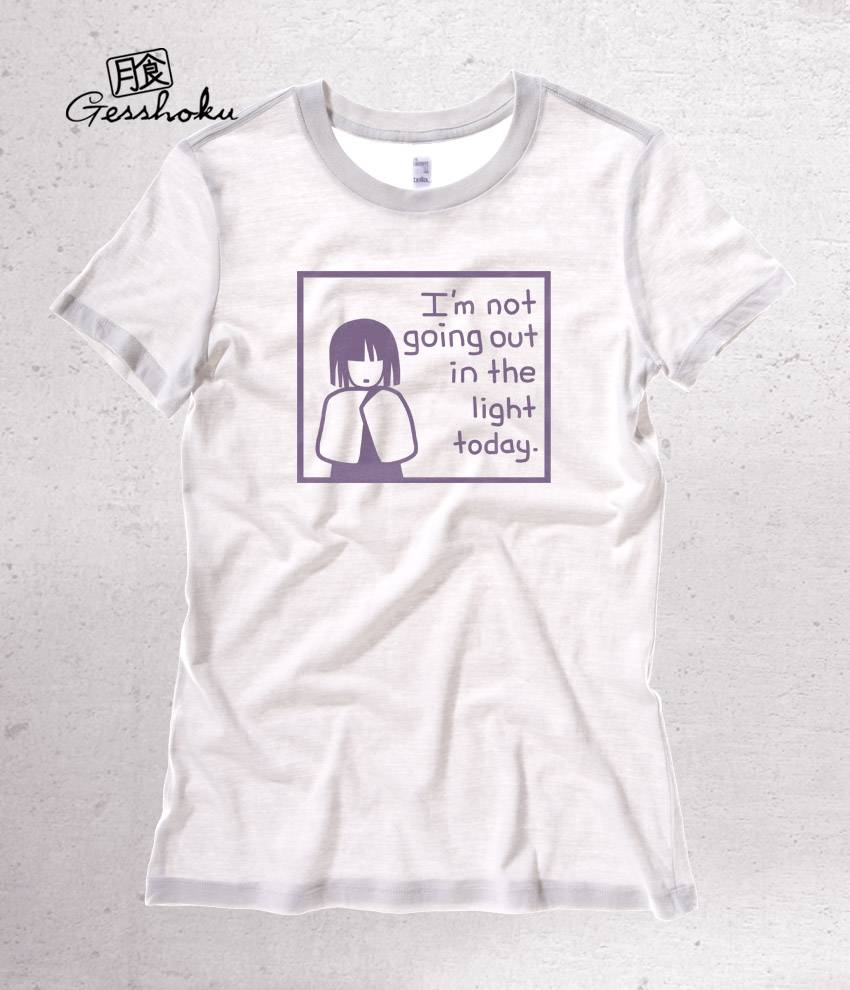 Not Going Out in the Light Ladies T-shirt - White