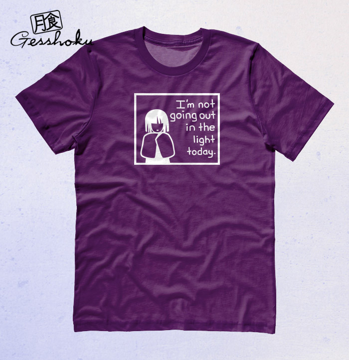 Not Going Out in the Light T-shirt - Purple