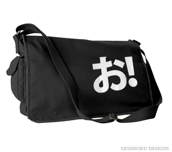 O! Hiragana Japanese Messenger Bag