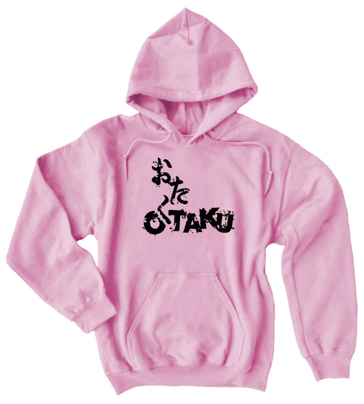 Otaku Pullover Hoodie - Light Pink