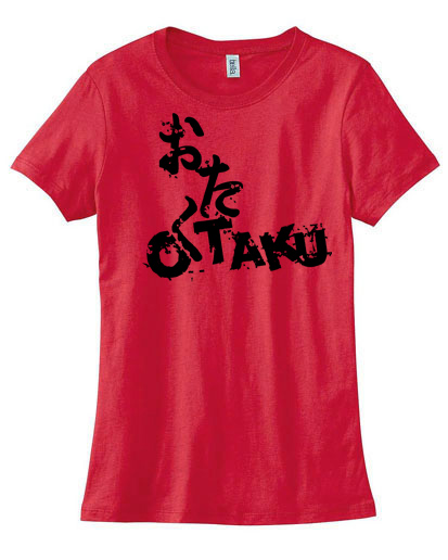 Otaku Anime Ladies T-shirt - Red