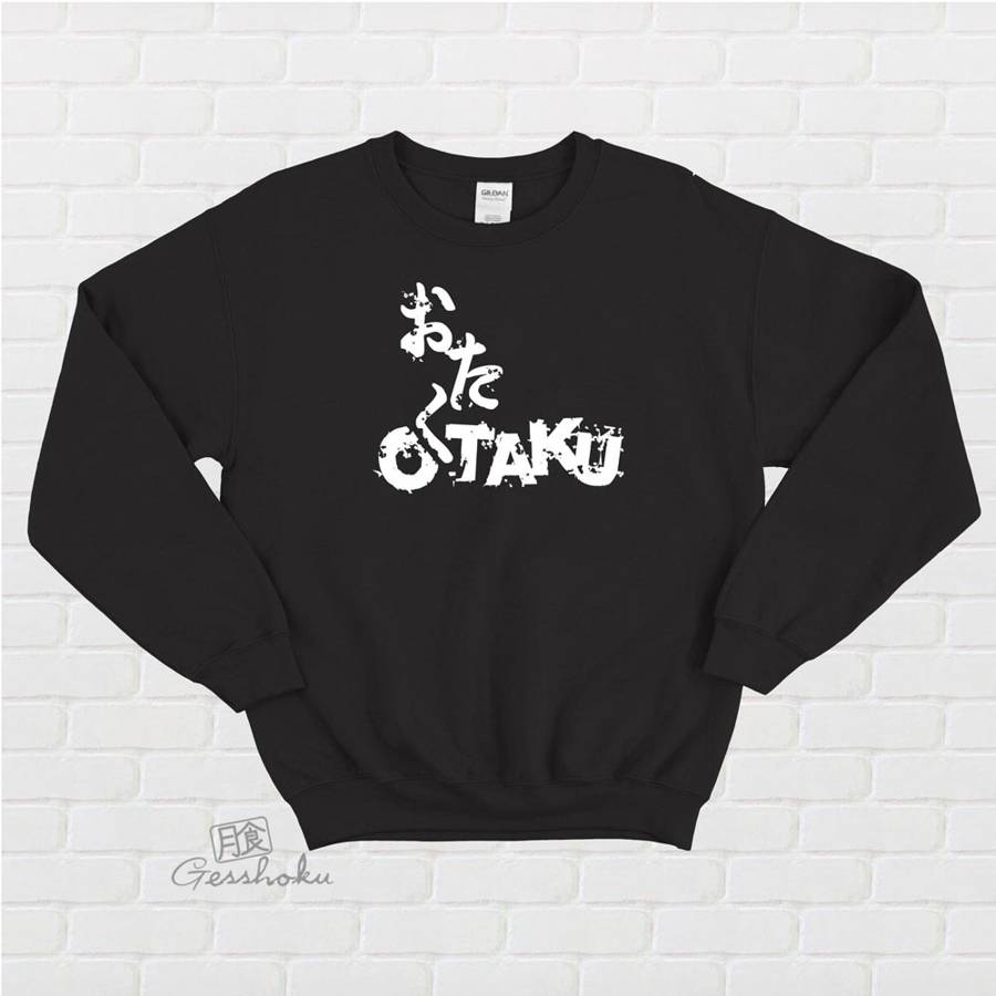 Otaku Crewneck Sweatshirt - Black