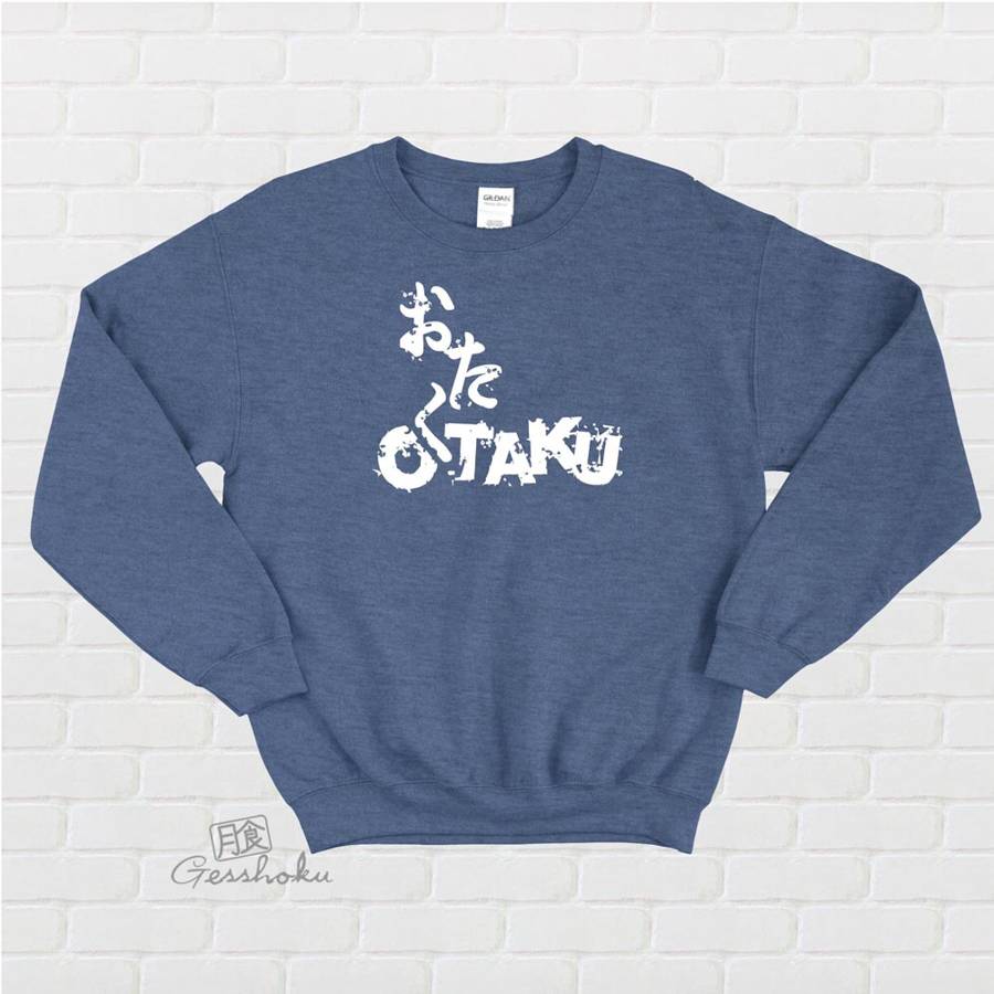 Otaku Crewneck Sweatshirt - Heather Blue