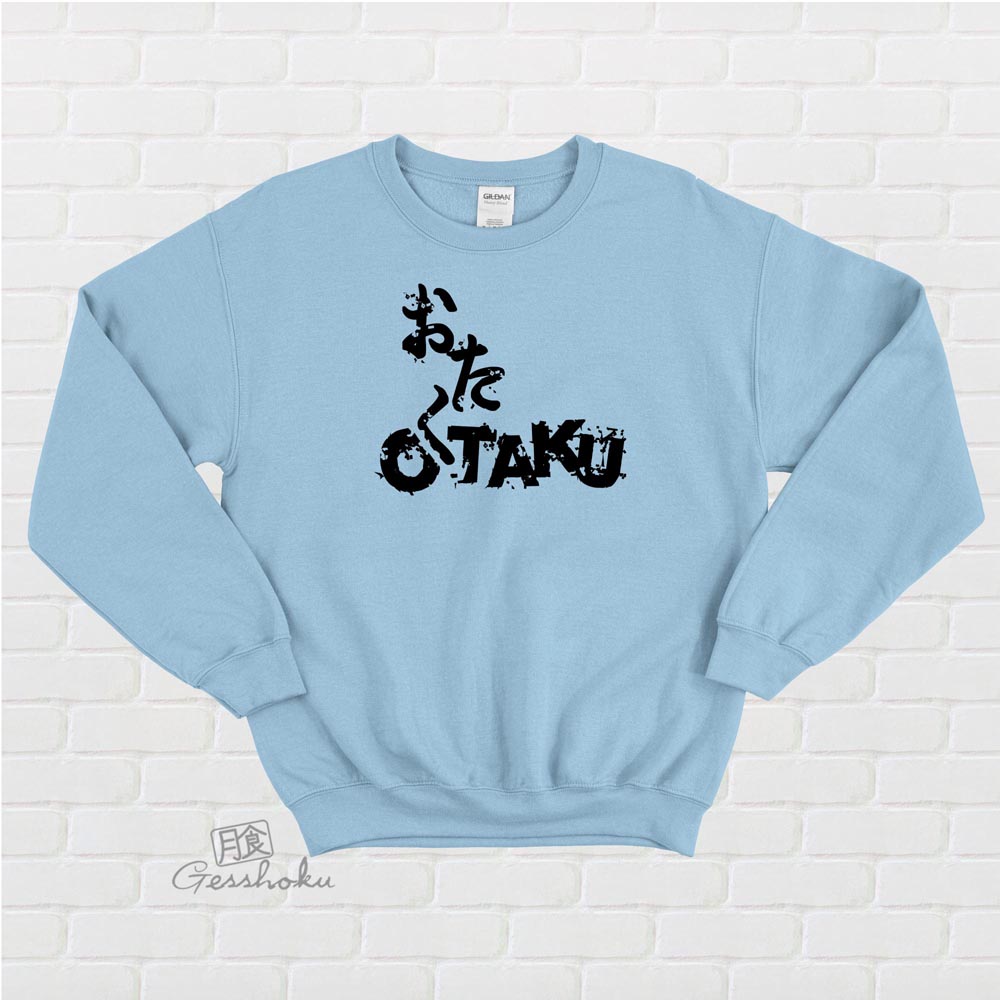 Otaku Crewneck Sweatshirt - Light Blue