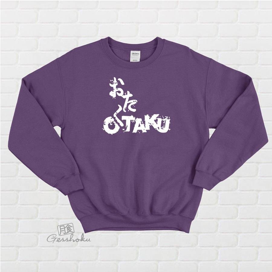 Otaku Crewneck Sweatshirt - Purple