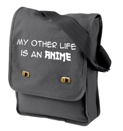 My Other Life is an Anime Field Bag - Smoke Grey
