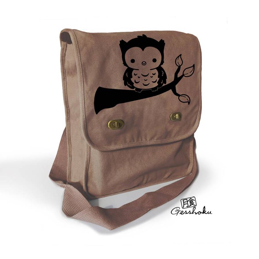 Fluffy Owl Field Bag - Brown