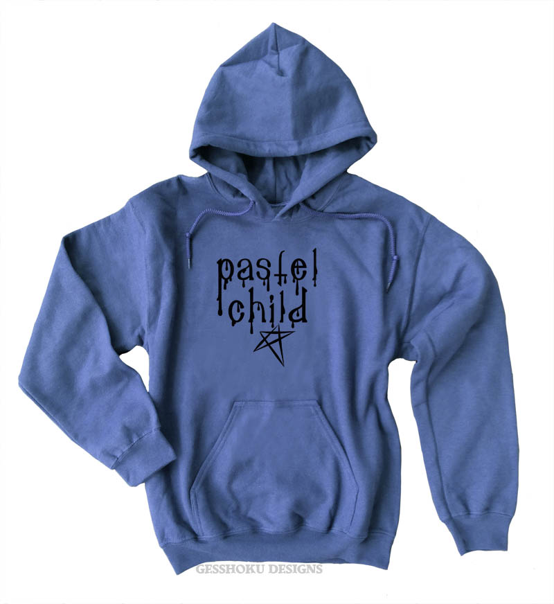 Pastel Child Pullover Hoodie - Heather Blue