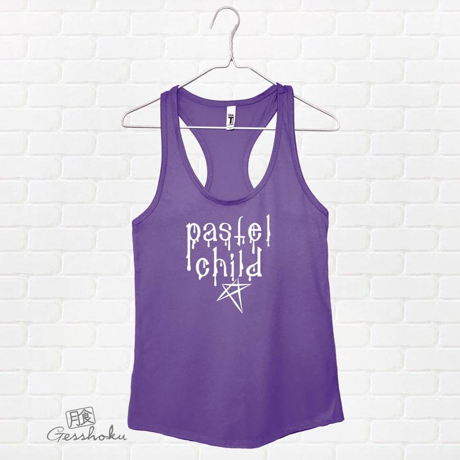 Pastel Child Flowy Tank Top - Purple