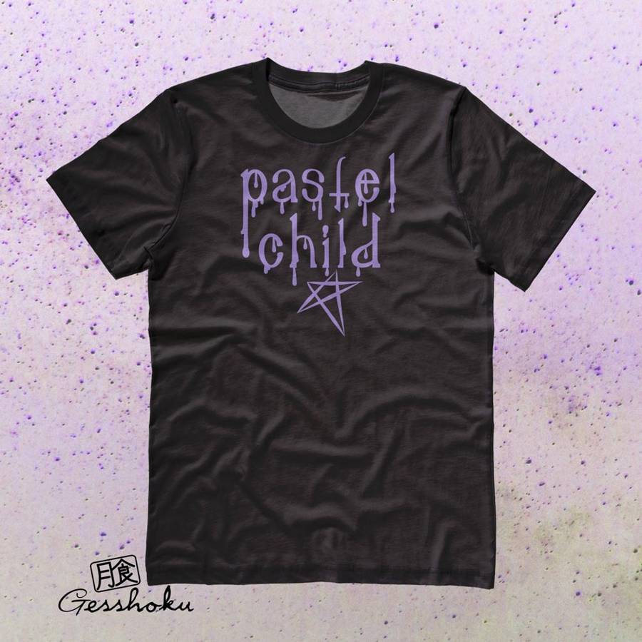 Pastel Child Goth T-shirt - Black