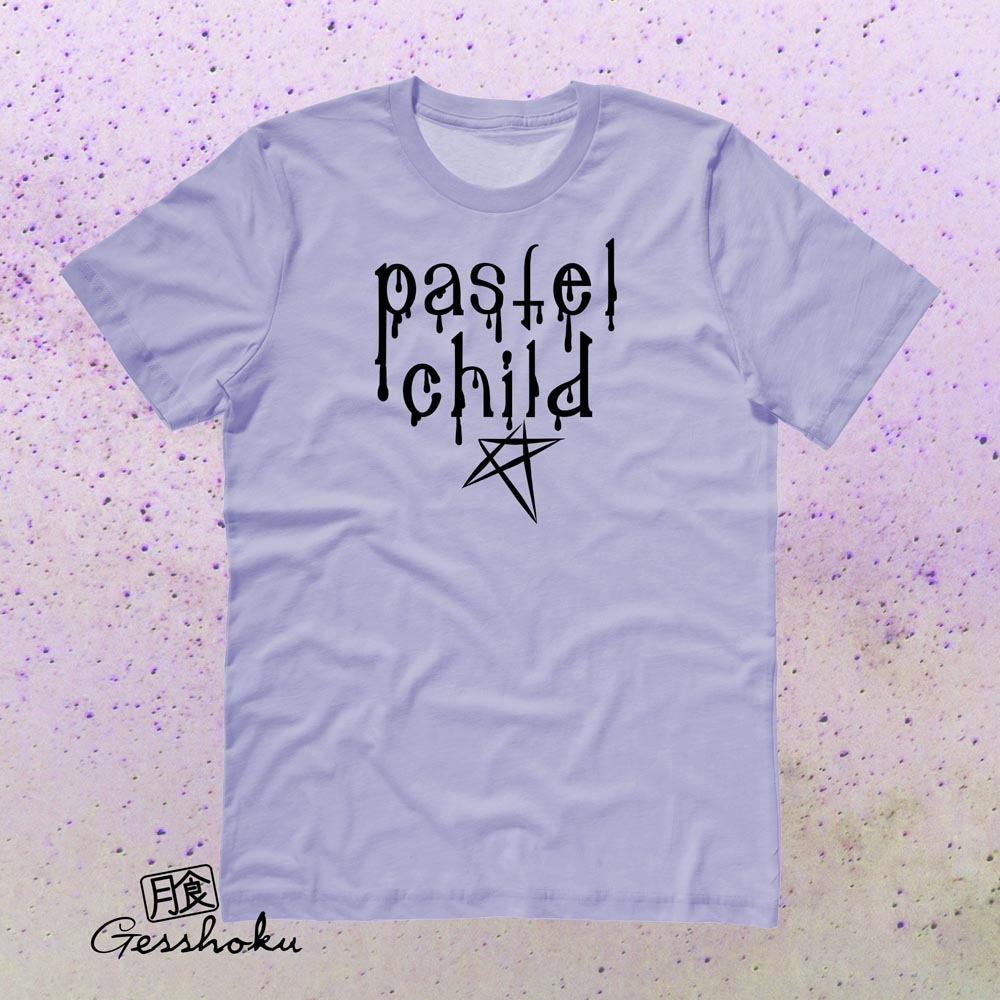 Pastel Child Goth T-shirt - Violet
