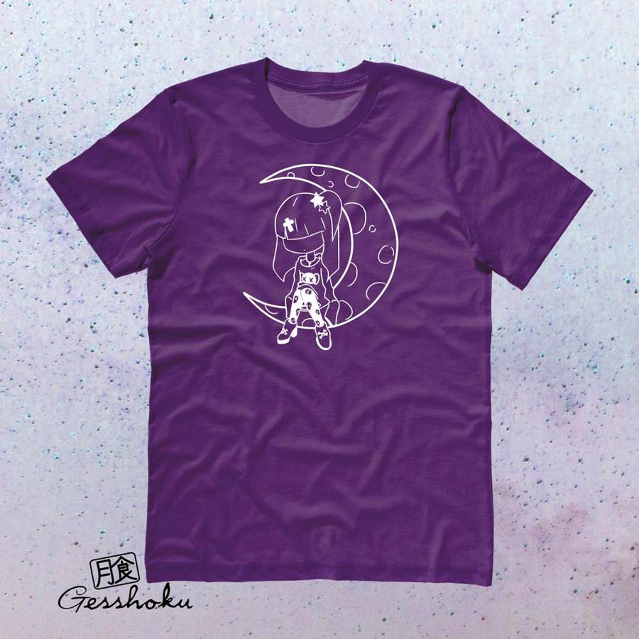 Pastel Moon T-shirt - Purple