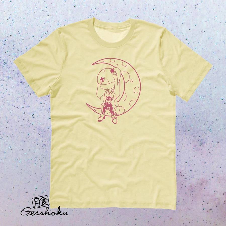 Pastel Moon T-shirt - Yellow