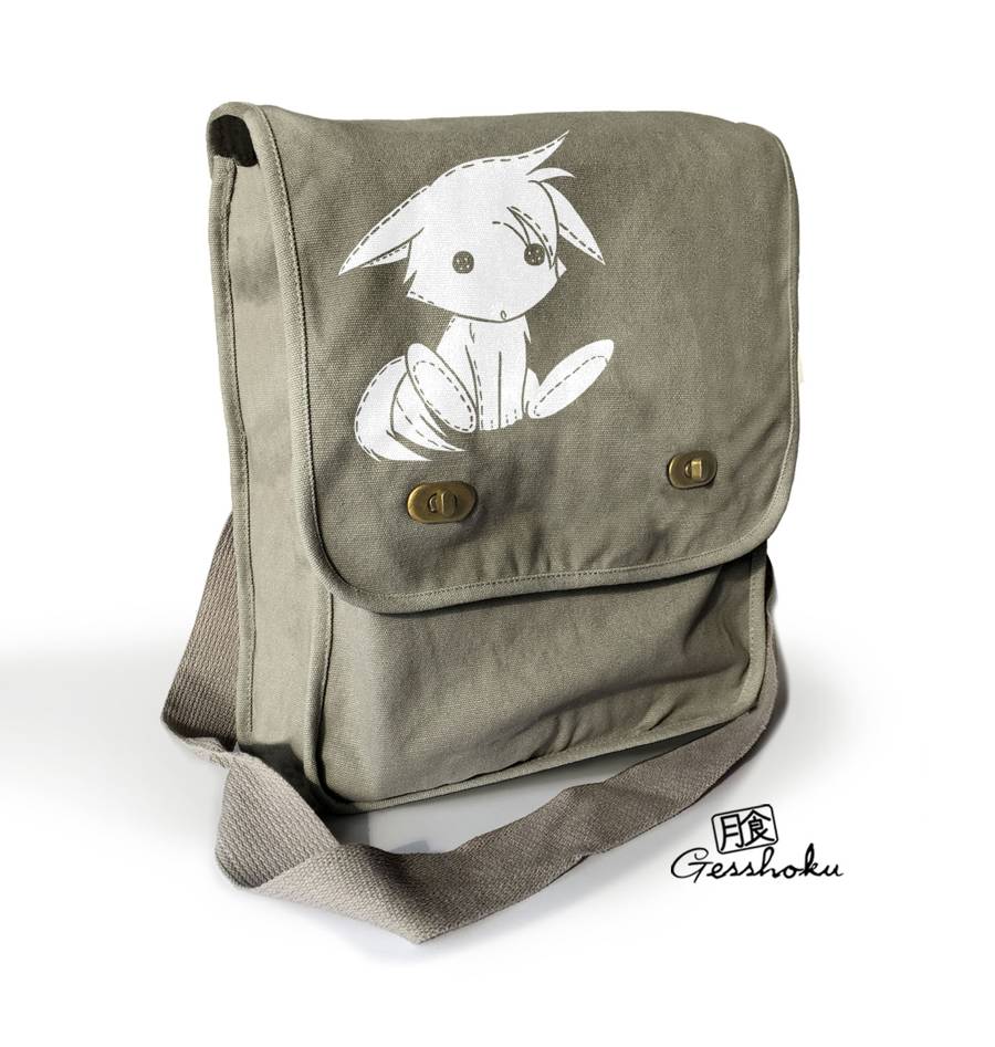 Plush Kitsune Field Bag - Smoke Grey