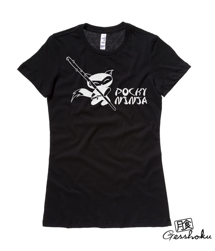 Pocky Ninja Ladies T-shirt - Black