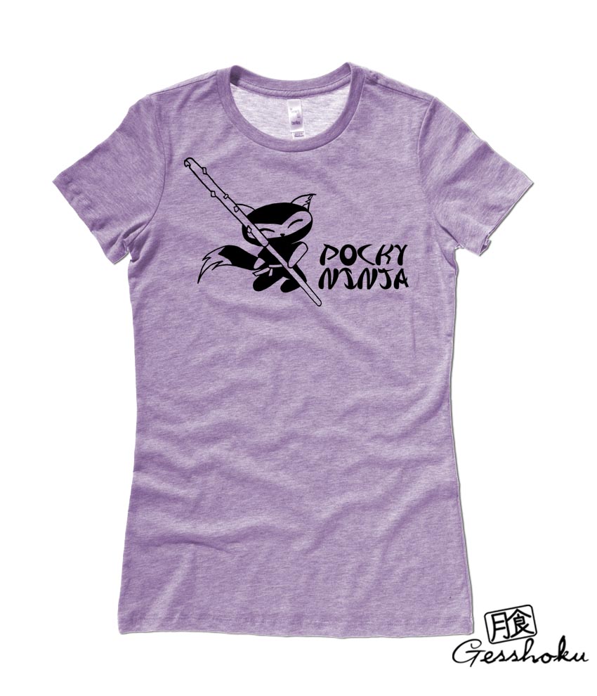 Pocky Ninja Ladies T-shirt - Heather Purple