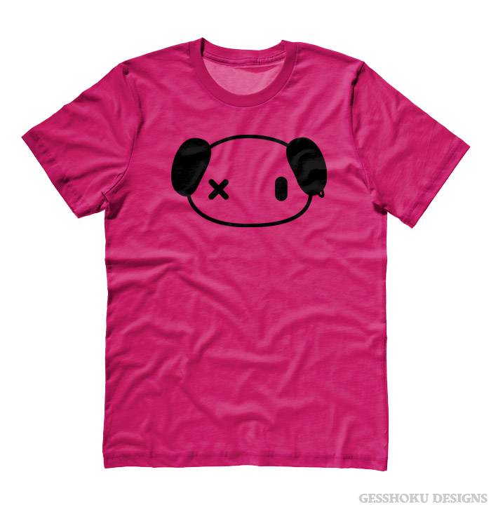 Punk Panda T-shirt - Hot Pink