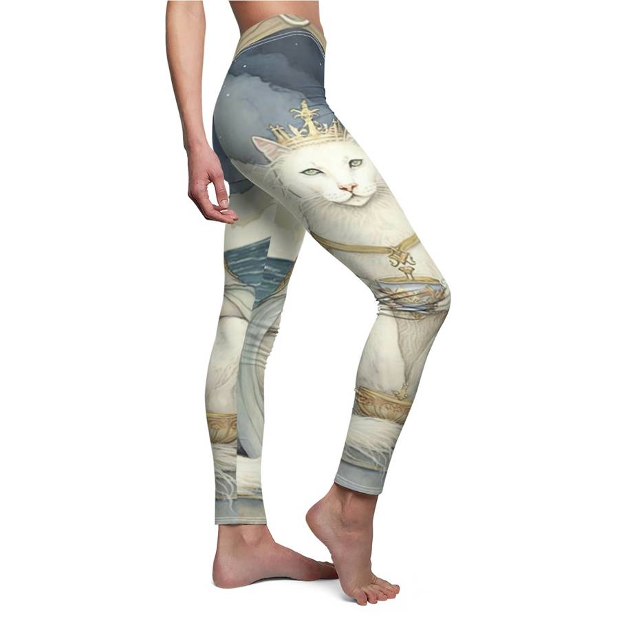 Fantasy Tarot Cats Leggings -