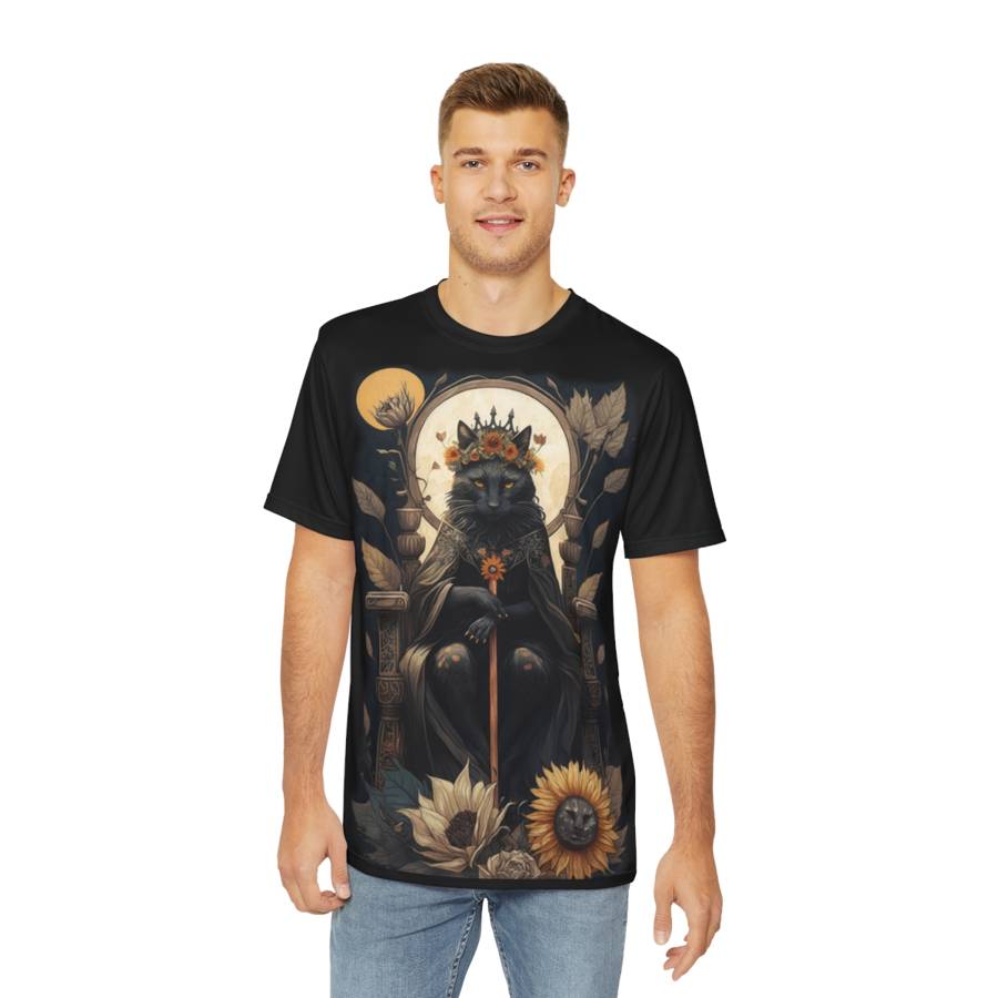 Fantasy Tarot Cats All-Over Print T-shirt -